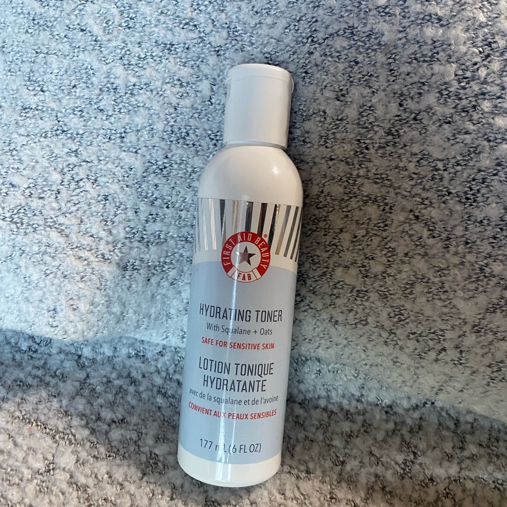 First Aid Beauty Hydrating Toner - which squalane and oats